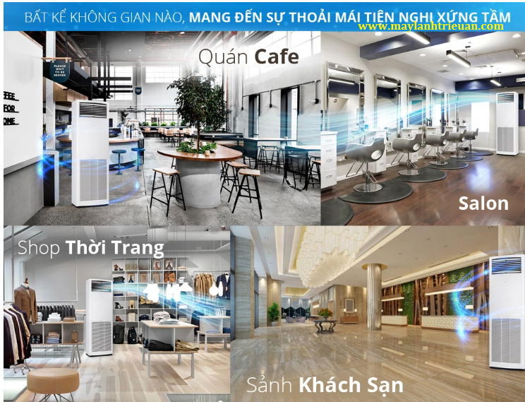 Tối Ưu Hóa Không Gian Kinh Doanh Với Máy Lạnh Tủ Đứng Panasonic